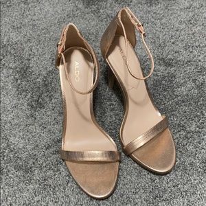 Aldo Rose Gold High Heels